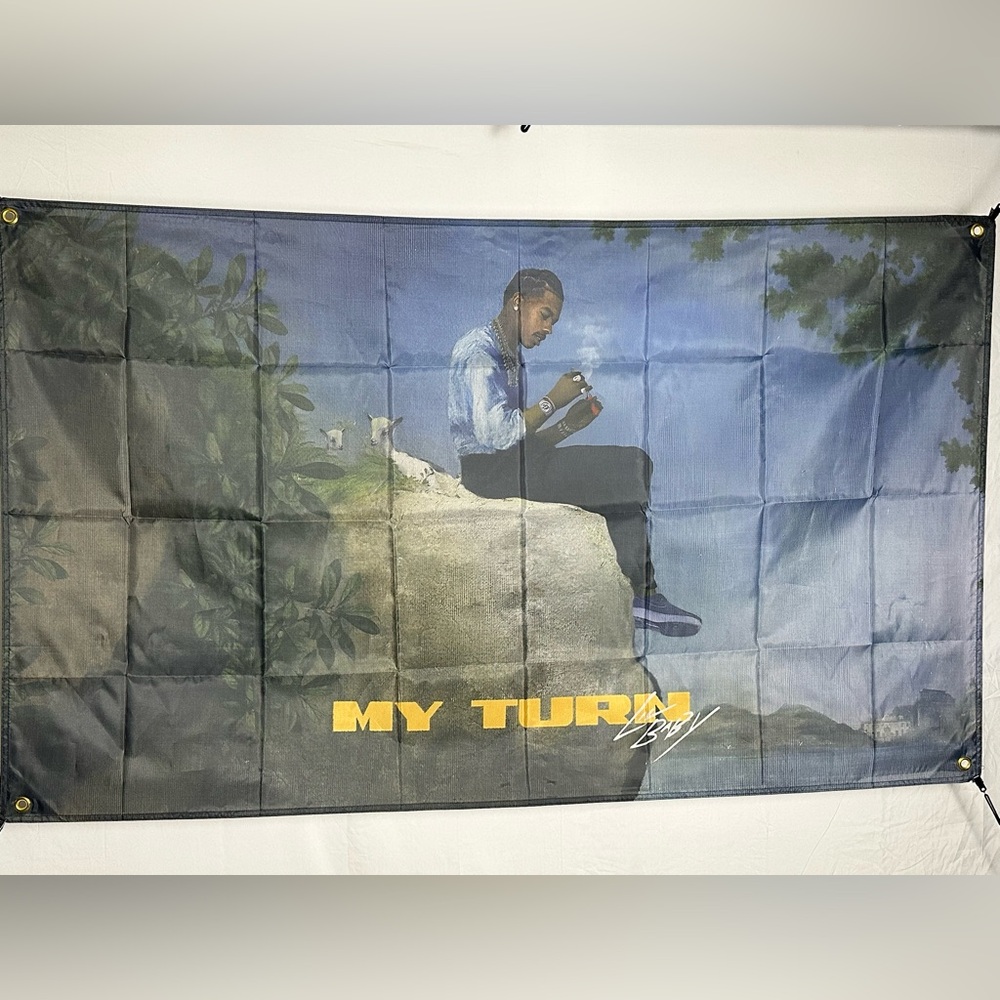 Lil Baby Banner Tapestry (polyester) 5x3Ft. With 4 Grommets